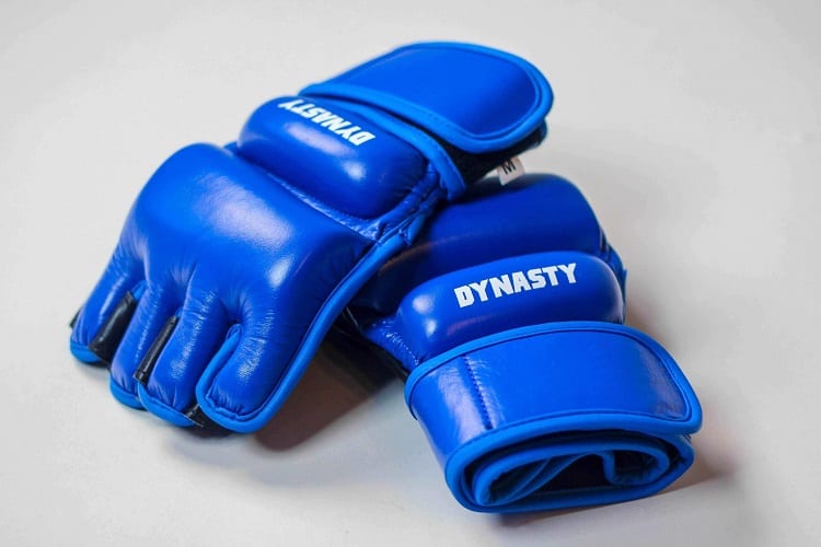 Blue MMA Gloves