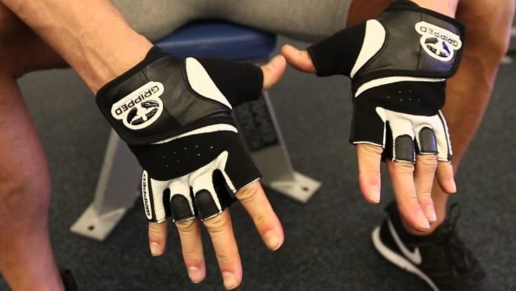 MMA Gloves On Hands