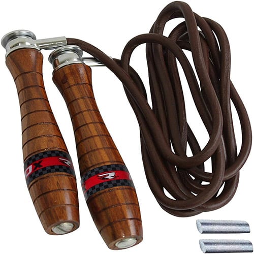 RDX Adjustable Leather Gym Skipping Jump Speed Rope